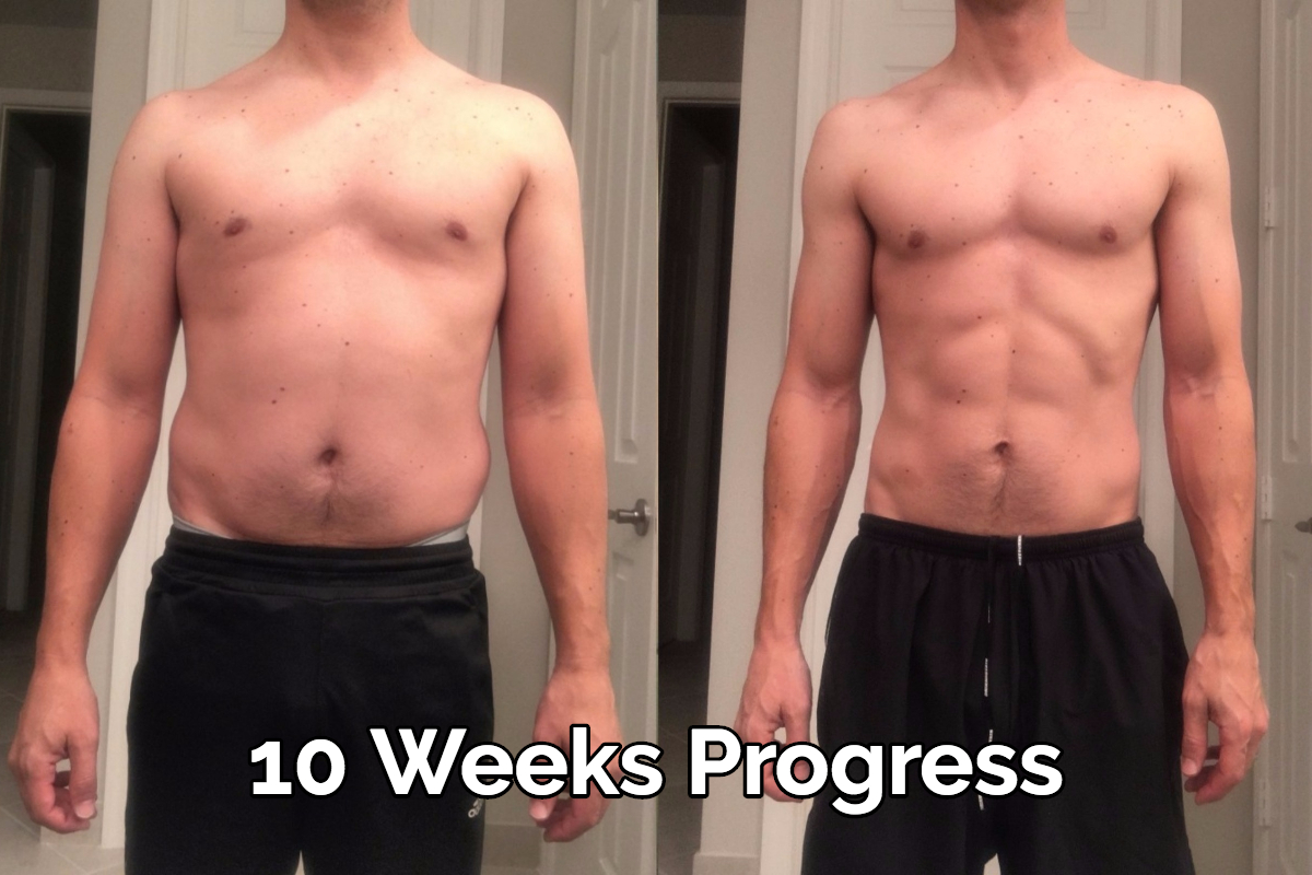 Skinny Fat to Ripped Transformation 40 LBS muscle gain