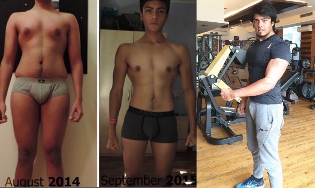 skinny-fat to ripped transformation harshit godha india