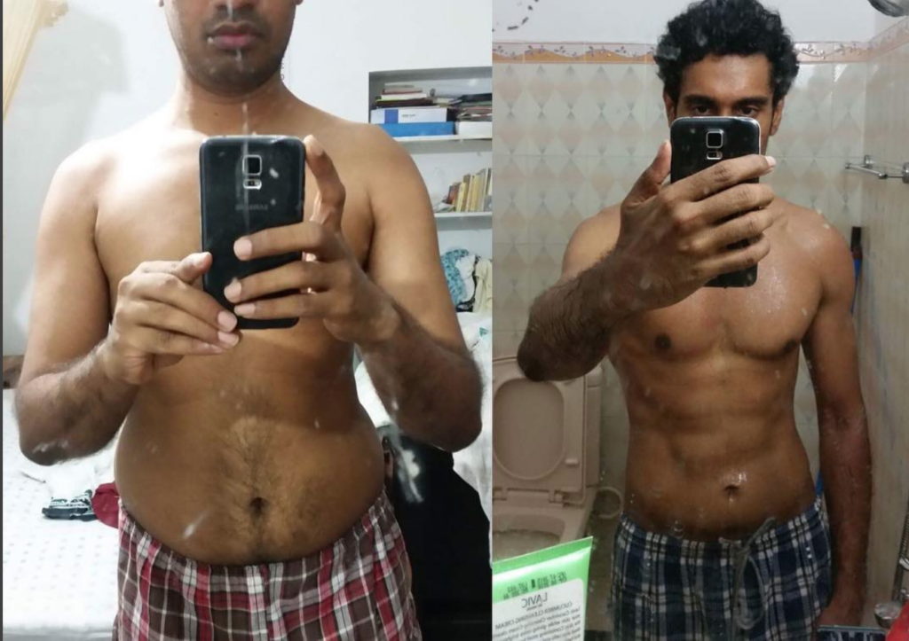 skinny-fat transformation madhuranga liyanage