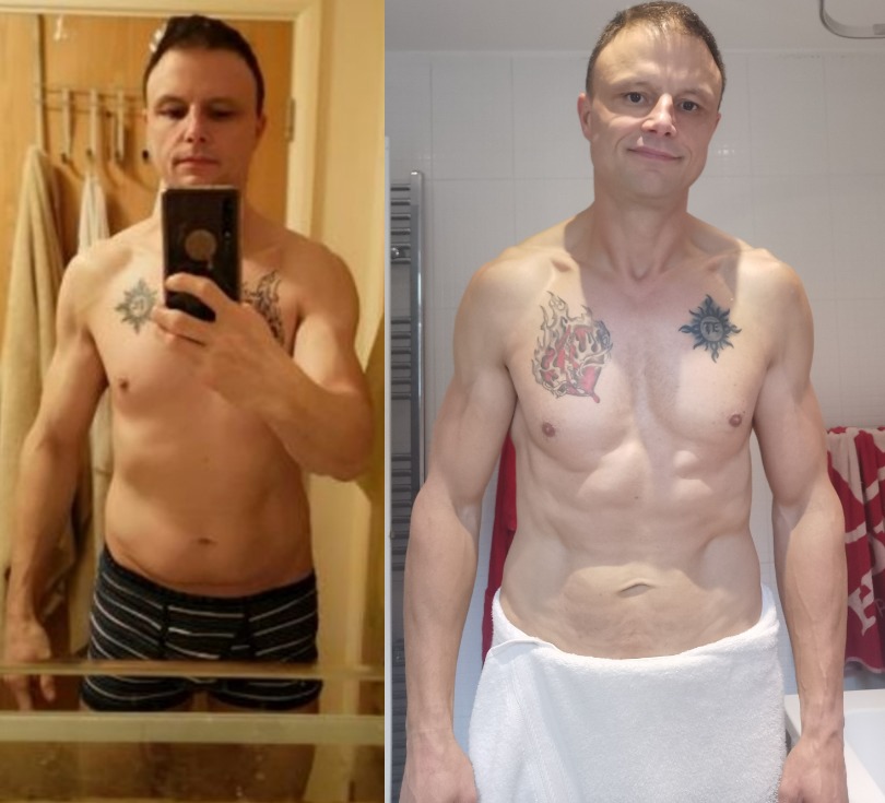 skinny-fat to ripped transformation petko kostadinov