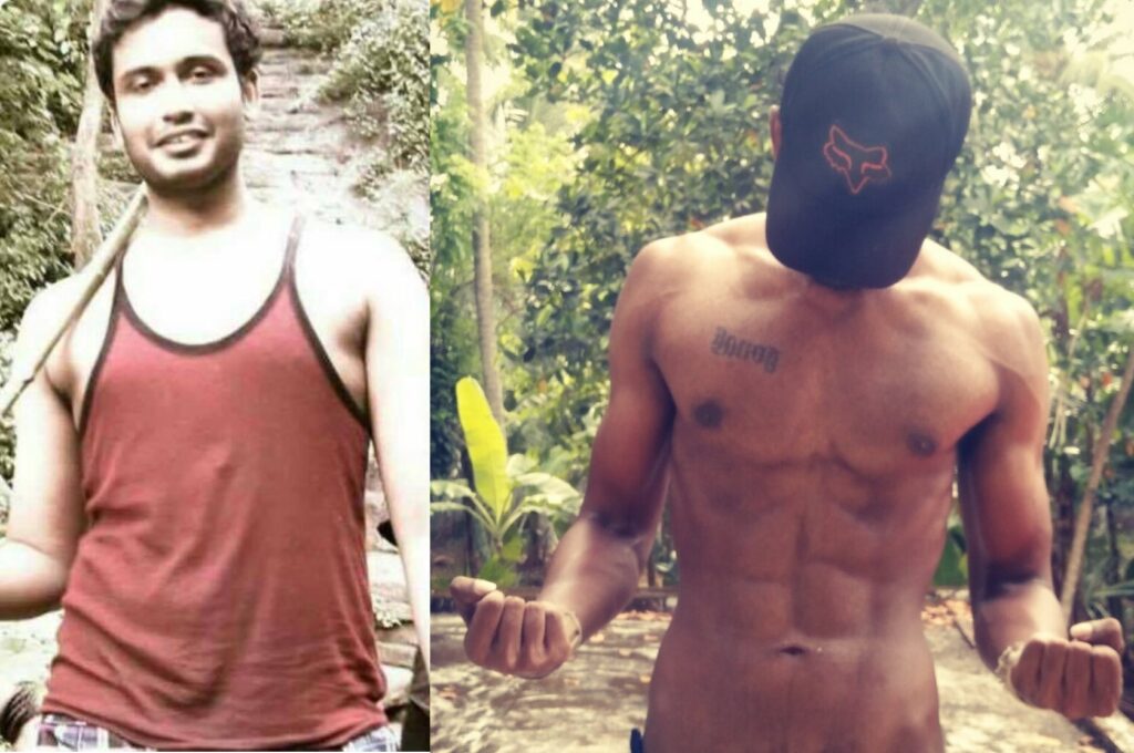 skinny-fat transformation rikesh