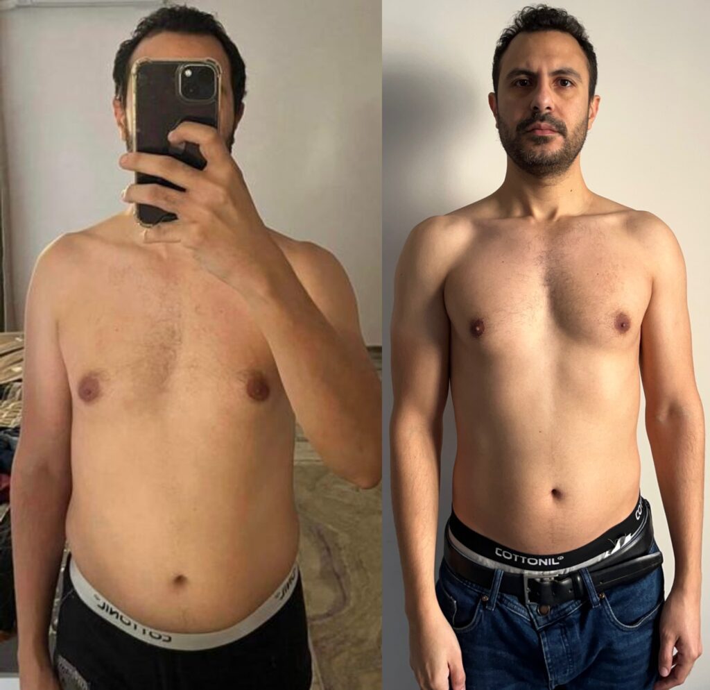 Ahmed Awni 12 week skinny-fat transformation